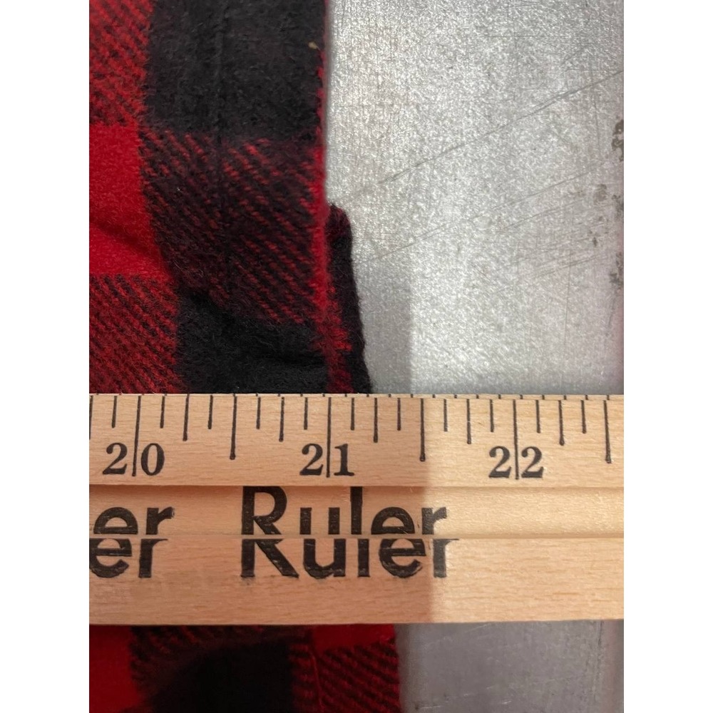 Stevenson Flannel Shirt Womens Large Red Plaid Short Sleeve Button Up Shirt NWT‎ - Picture 5 of 7